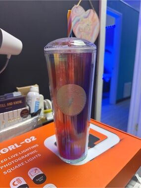 Starbucks tumbler Iridescent 2020 Summer Limited Edition New